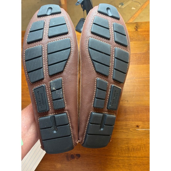 Cole Haan Mens Tan Leather Pinch Grand OS Penny Loafer Driving Mocs Size 9M main image 4